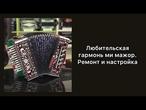 Видео: Любительская гармонь Ми мажор. Ремонт и настройка.Мастерская Гармонный рынок. 8-908-182-55-53 вотсап