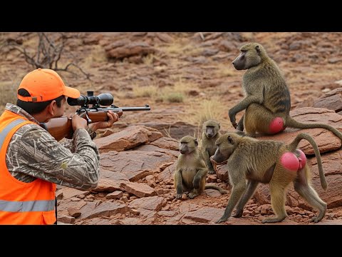 Видео: Как охотники сражаются с обезьянами и бабуинами, уничтожающими фермы в Южной Африке | Видео об охоте