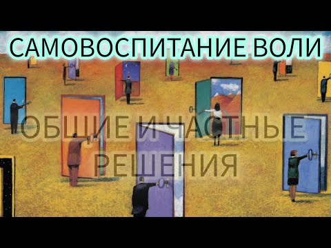 Видео: САМОВОСПИТАНИЕ ВОЛИ N 5/ОБЩИЕ И ЧАСТНЫЕ РЕШЕНИЯ В НАШЕЙ ЖИЗНИ/ЖЮЛЬ ПЭЙО И ПСИХОЛОГ ДЕНИС ДМИТРИЕВ