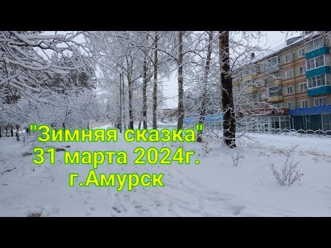 Видео: Амурск 2024 г. Зимняя сказка.