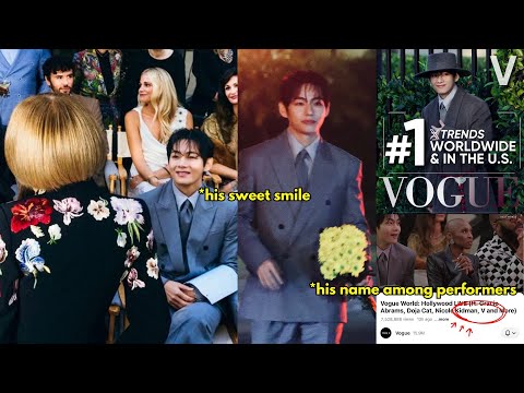 Видео: Всё, что вам нужно знать о появлении Ким Тэхёна на Vogue World и о том, как он видит мир