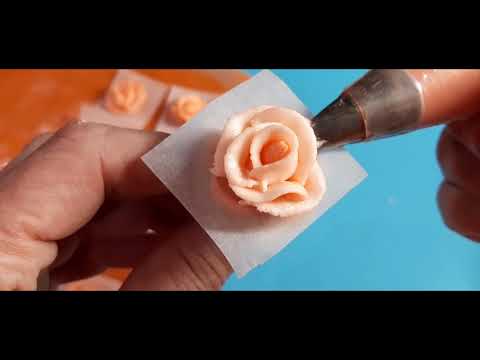 Видео: Айсинг. РОЗЫ из айсинга. Как я делаю розы из айсинга. / Icing. ROSES from aising.