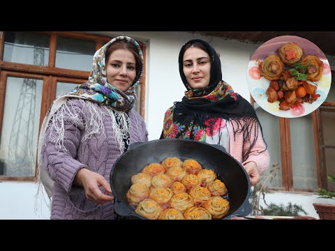 Видео: ИРАН ♧ УЗБЕКСКОЕ Блюдо, Гуль Ханум, Которое Очень Вкусно и Популярно ♧ Village Cooking Vlog