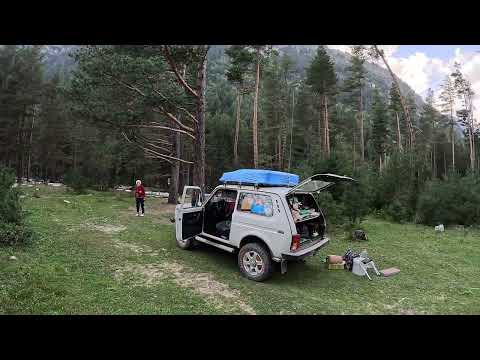 Видео: Кавказ конец августа 2025 г. Чёртова мельница -  ущелье Узункол КЧР.  Часть 7.