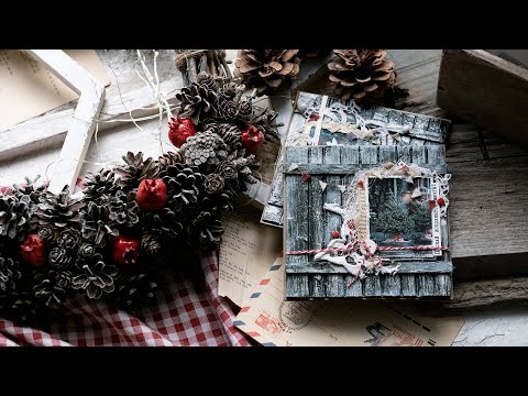 Видео: Бесплатный вебинар по созданию рождественской открытки от Vika Fleer