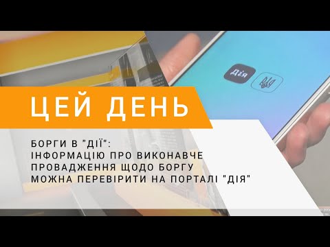 Видео: Борги в "Дії": інформацію про виконавче провадження щодо боргу можна перевірити на порталі "Дія"