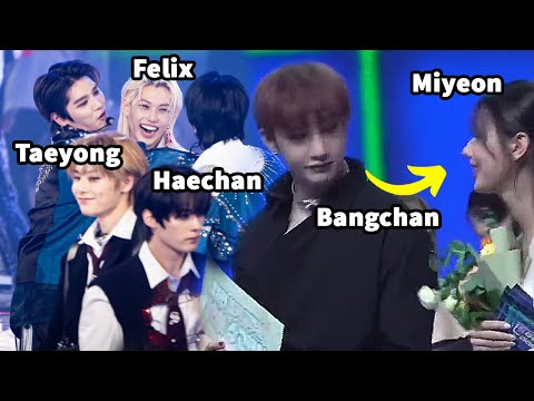 Видео: Взаимодействие Stray Kids с другими айдолами