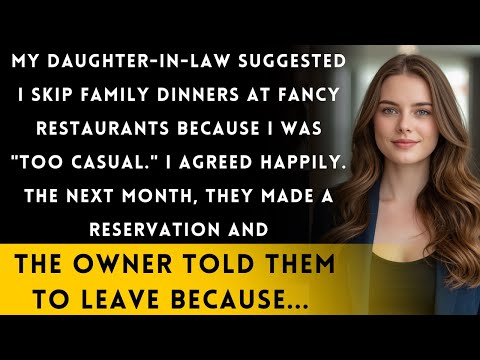 Видео: Моя невестка сказала, что я недостаточно изыскан для семейных ужинов. Я арендовал ресторан.