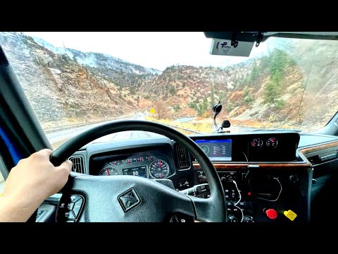 Видео: ЖЕСТЬ на ДОРОГАХ в США / Красивый и ОПАСНЫЙ Колорадо / Дальнобойщик в США