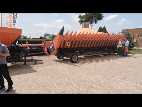 Видео: Золотая Нива. Жатка Orange Seed