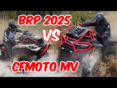 Видео: ТЕСТ В ГРЯЗИ CF MOTO 1000 MV против НОВОГО OUTLANDER XMR 1000r