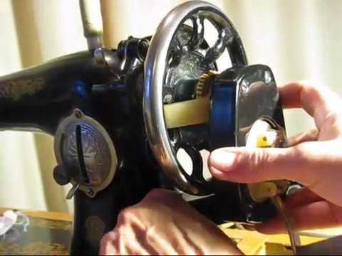 Видео: Швейная машинка с ручным приводом