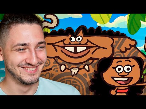 Видео: Моана - СМЕШНАЯ ВЕРСИЯ! Реакция Градуса и Райма