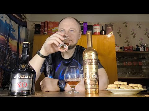 Видео: Обзор сравнение Бренди 🇫🇷🆚🇺🇦 Saint Remy XO 0.7л 40%  :Aznauri Gold Reserve 5 лет выдержки 0.5л 40%