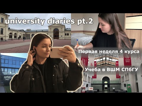 Видео: Первая неделя в университете | Учеба в ВШМ СПбГУ | Дневники студентки p.2