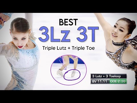 Видео: 10 лучших комбинаций 3Lz+3T в истории фигурного катания по мнению судей, а позже и по моему мнению