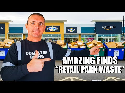 Видео: ФАНТАСТИЧЕСКИЕ НАХОДКИ В ТОРГОВЫХ ПАРКАХ ВЕЛИКОБРИТАНИИ, DUMPSTER DIVING UK.