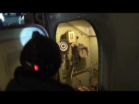 Видео: 85) Рулевая машина аварийная, обзор на судне.