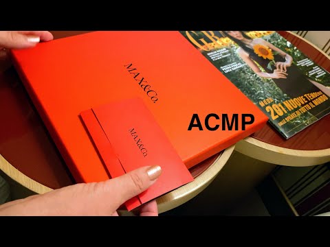 Видео: АСМР Распаковка платка из шелка MAX&Co. +листалка🌟 ASMR Unboxing a silk scarf MAX&Co. +leaflet🌟