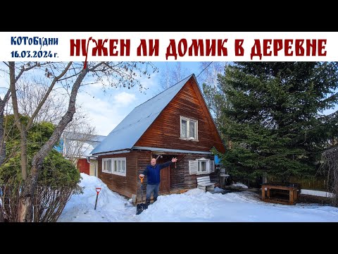 Видео: Домик в деревне: Плюсы и Минусы, За и Против или КОТоБудни от 16.03.2024г  |  Moscow, Russia, online