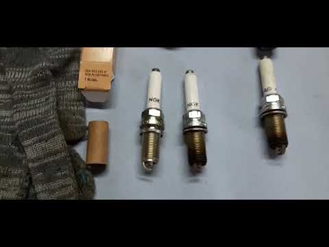 Видео: Тигуан 2021. Осмотр свечей после 54000 км. Контрафакт, будьте осторожны. Очередное ТО.