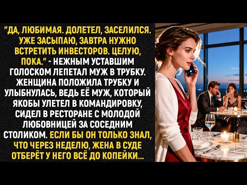 Видео: "Да, любимая. Долетел, заселился. Уже засыпаю, завтра нужно встретить инвесторов..." - соврал муж...