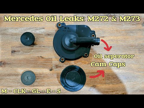 Видео: Секрет чистоты двигателя (M272 и M273): маслоотделитель и крышки распределительных валов.