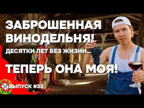 Видео: Старинная винодельня оживает! Ржавый пресс и подготовка к первому вину | Дом в Португалии. Выпуск 33