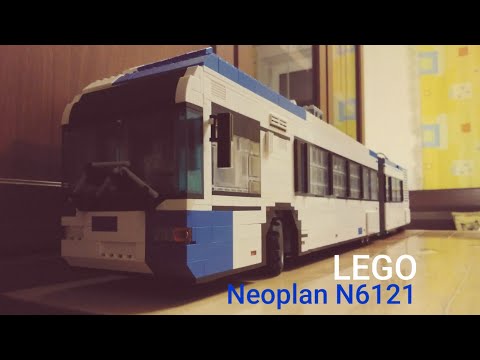 Видео: Lego троллейбус Neoplan N6121 (14 stud MOC)