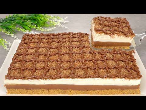 Видео: Торт за 5 минут! Вы будете делать этот торт каждый день. БЕЗ ПЕЧИ! Просто и вкусно