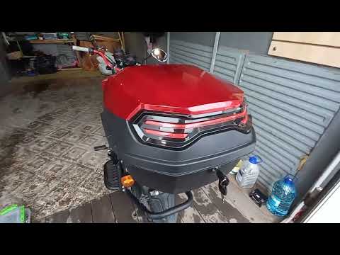 Видео: Установил кофр на мопед Альфа M12 OFFROAD получилось совсем не плохо