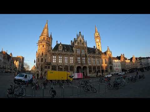 Видео: Гент. Бельгия.