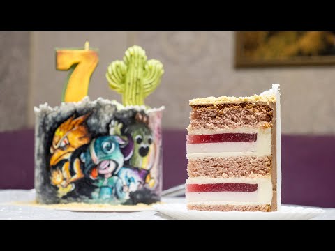 Видео: «Гранат- Розовое шампанское». Изысканный, долгожданный торт - Я - ТОРТодел!