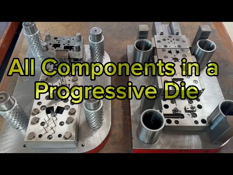 Видео: Объяснение всех компонентов прогрессивного штампа (основы проектирования инструментов и штампов)