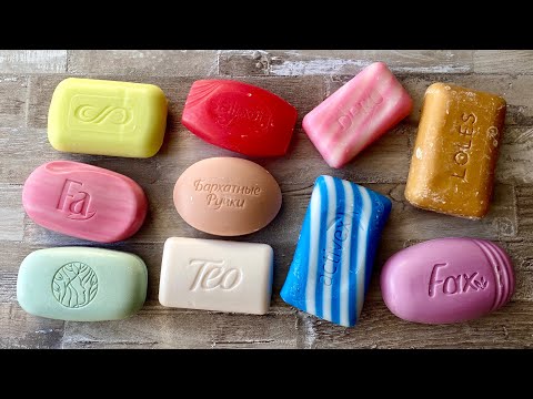 Видео: ASMR Soap cutting | Soap Carving|Резка мыла  | ASMR