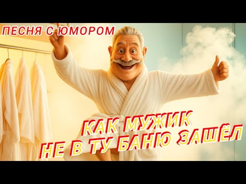 Видео: Как мужик не в ту баню зашёл! Ошибочка вышла | Весёлая юмористическая песня 🎶