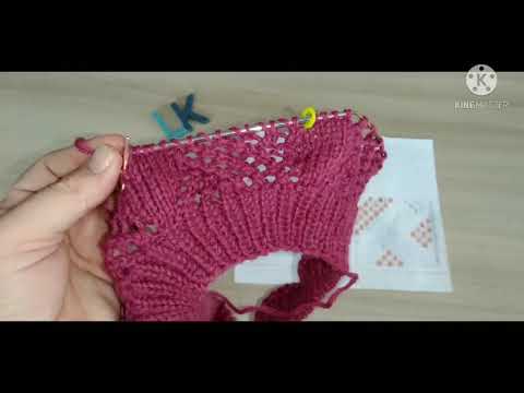 Видео: весенняя ажурная шапка