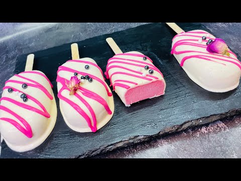 Видео: Пирожное Эскимо!Муссовое пирожное с чёрной смородиной в шоколаде!!!