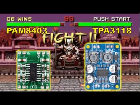Видео: PAM8403 VS TPA3118 @ 5V (Ответ на коммент)