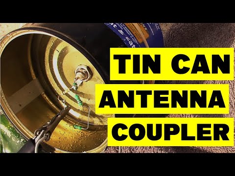 Видео: Антенный ответвитель из консервной банки — работает ли он?