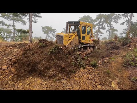 Видео: Цельное видео бульдозера CATERPILLAR D7G #caterpillar #bulldozer #dozer