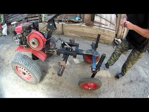 Видео: Размеры нашей самодельной универсальной навески для мотоблока.По просьбам зрителей.