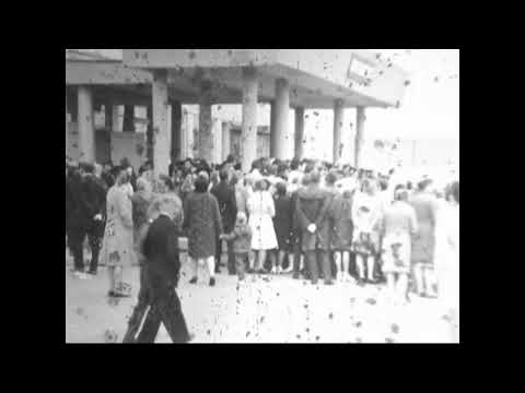 Видео: Магадан 1973г  открытие школы 15 кинопленка