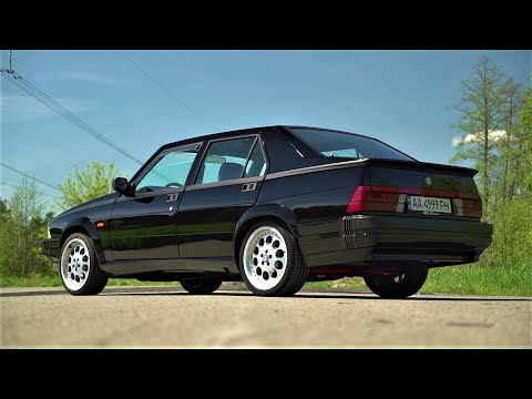 Видео: Alfa Romeo 75 3.0 America. Это один из самых лучших спортивных седанов.