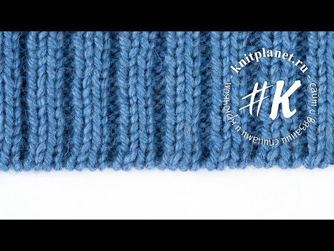 Видео: Итальянский набор петель для резинки 2х2, в том числе по кругу