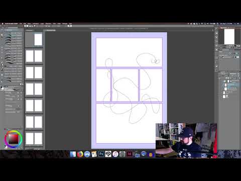 Видео: Как создавать и редактировать границы панелей в Clip Studio Paint