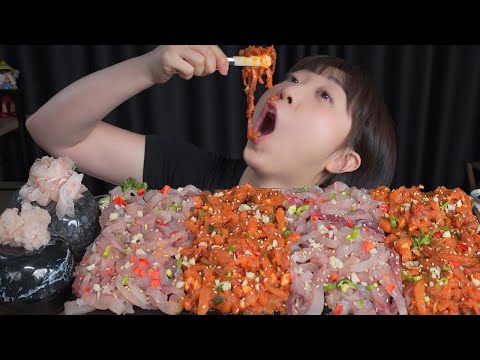 Видео: сырый карп🐟Mukbang eating show