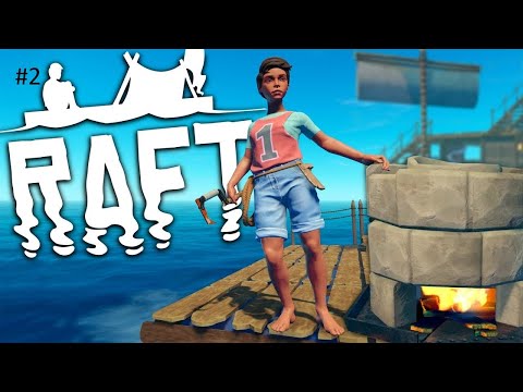Видео: Создал печь?Выживание в Raft!