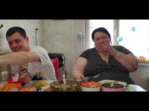 Видео: Мукбанг! Mukbang! Фаршированные перцы😋