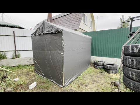 Видео: Дендрофекальная баня из всего, что валялось под ногами.